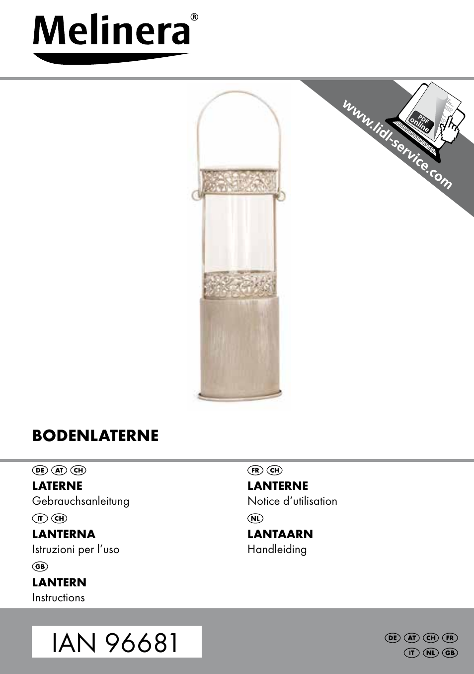 Melinera BL-1832 User Manual | 16 pages