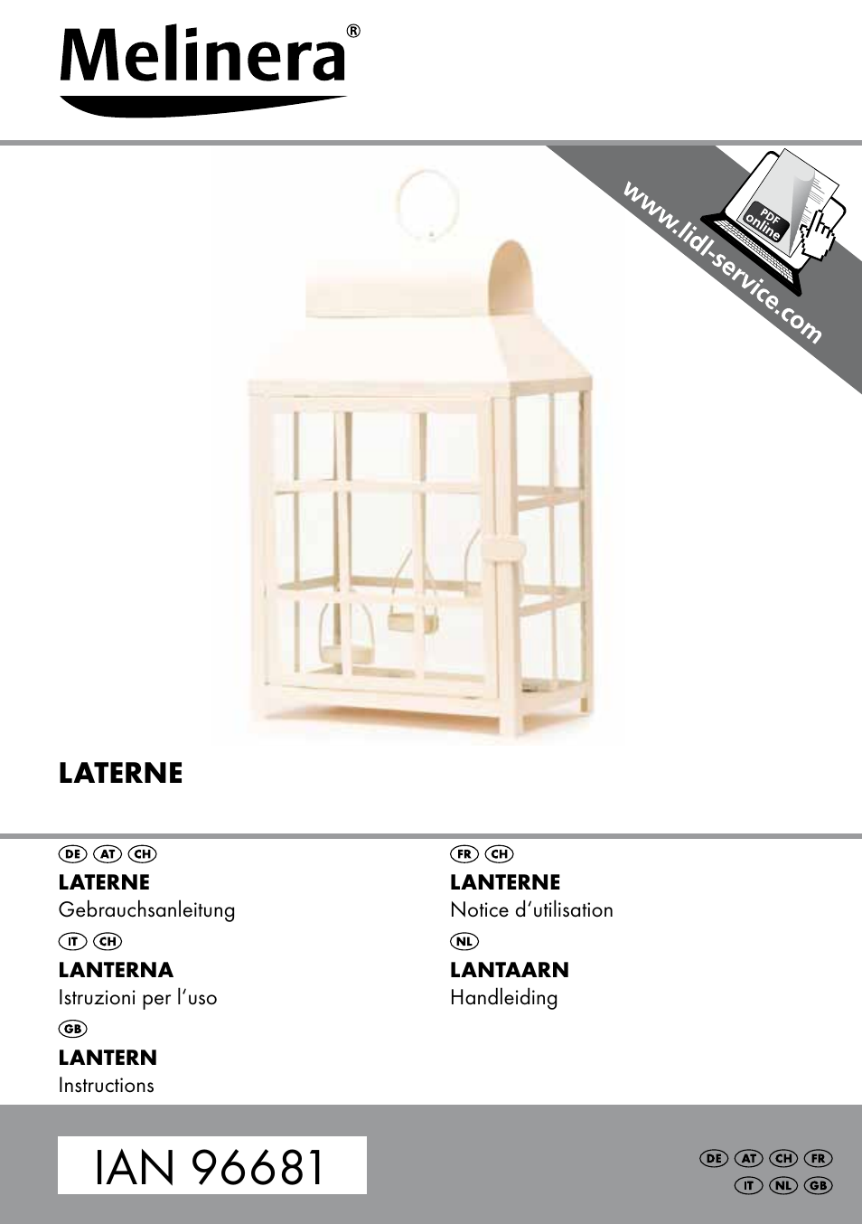 Melinera BL-1833 User Manual | 16 pages