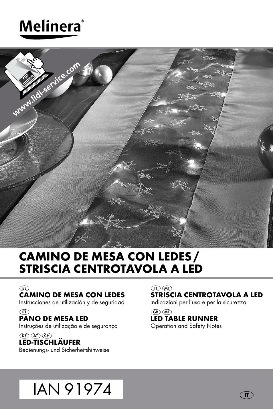 Melinera Z30923A/Z30923B/Z30923C User Manual | 19 pages