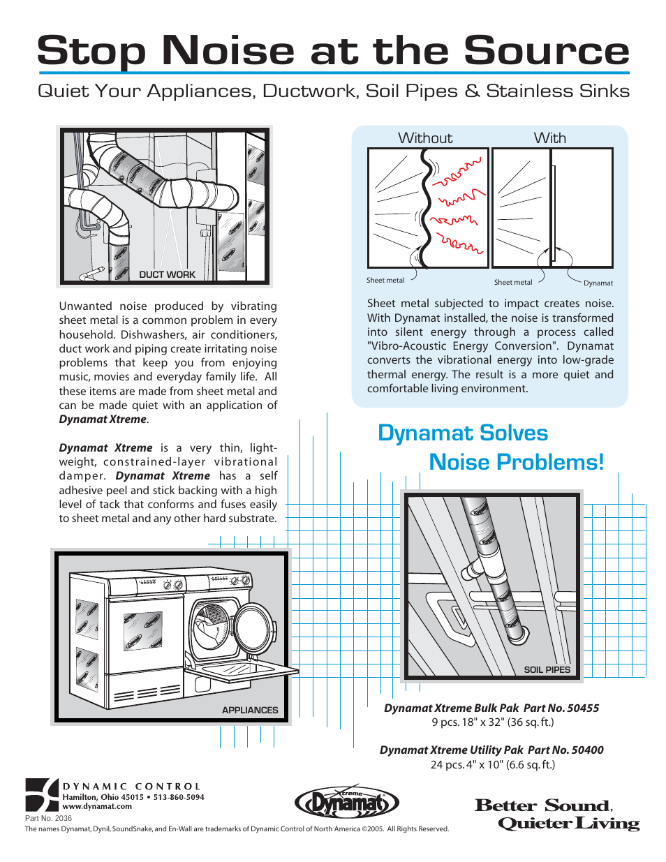Dynamat 50455 User Manual | 2 pages