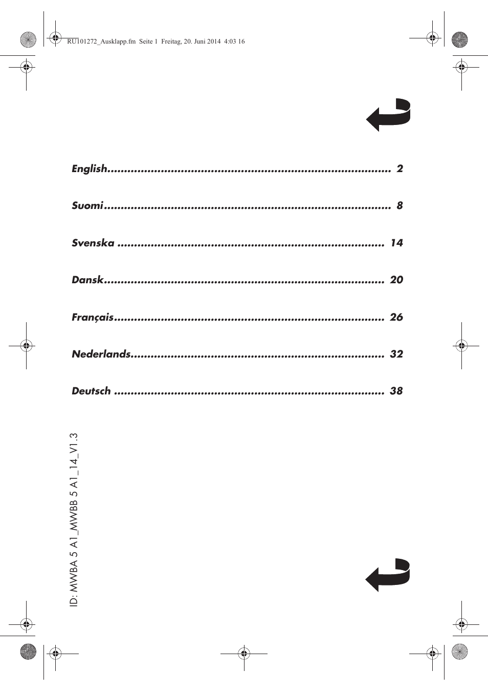 Melinera MWBA 5 A1 User Manual | Page 2 / 46