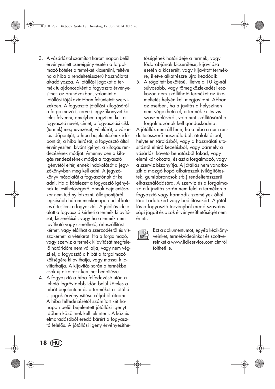 Melinera MWBA 5 A1 User Manual | Page 20 / 46
