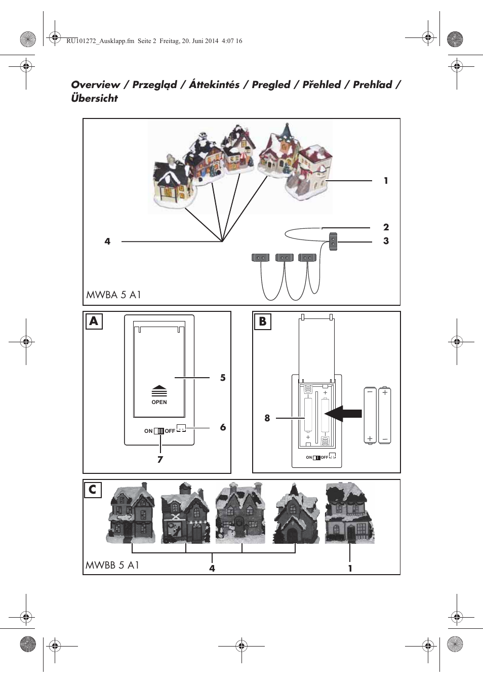 Melinera MWBA 5 A1 User Manual | Page 3 / 46