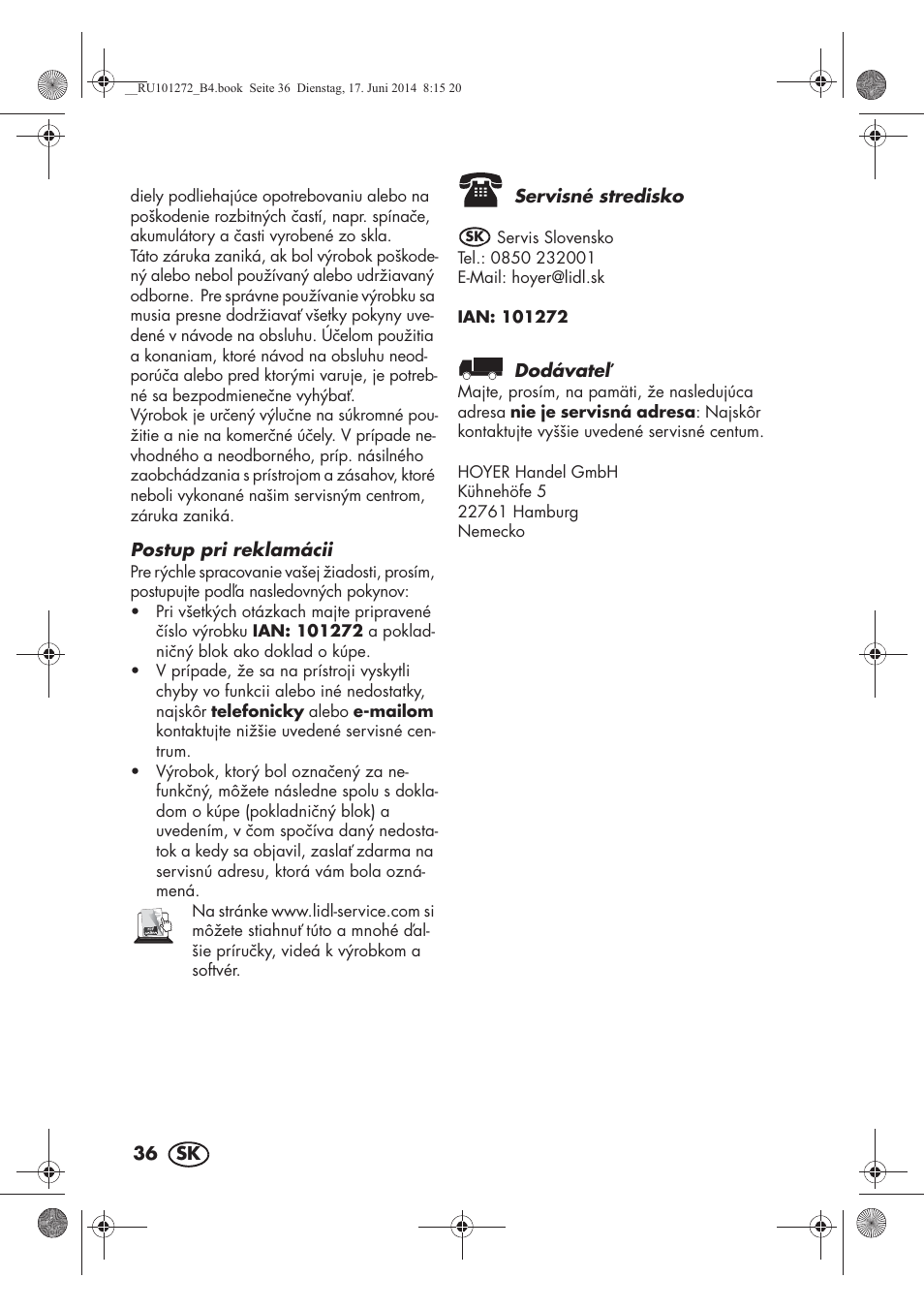 Melinera MWBA 5 A1 User Manual | Page 38 / 46