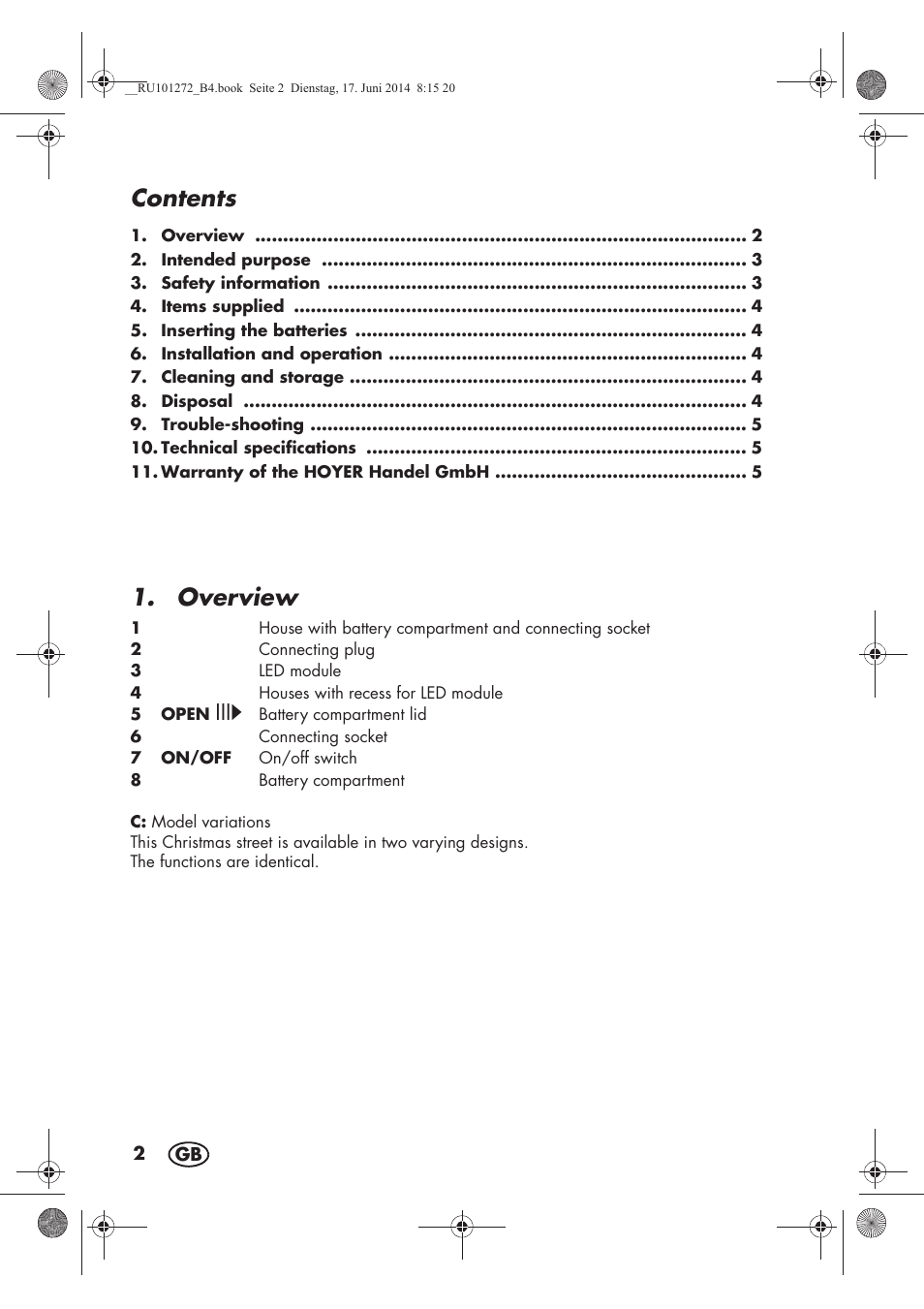 Melinera MWBA 5 A1 User Manual | Page 4 / 46