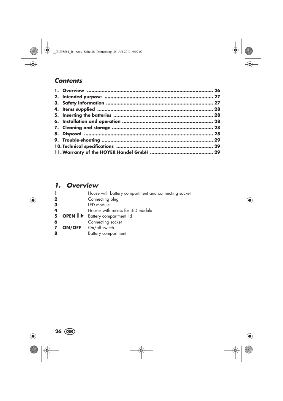 Melinera MWB 5 A1 User Manual | Page 28 / 34