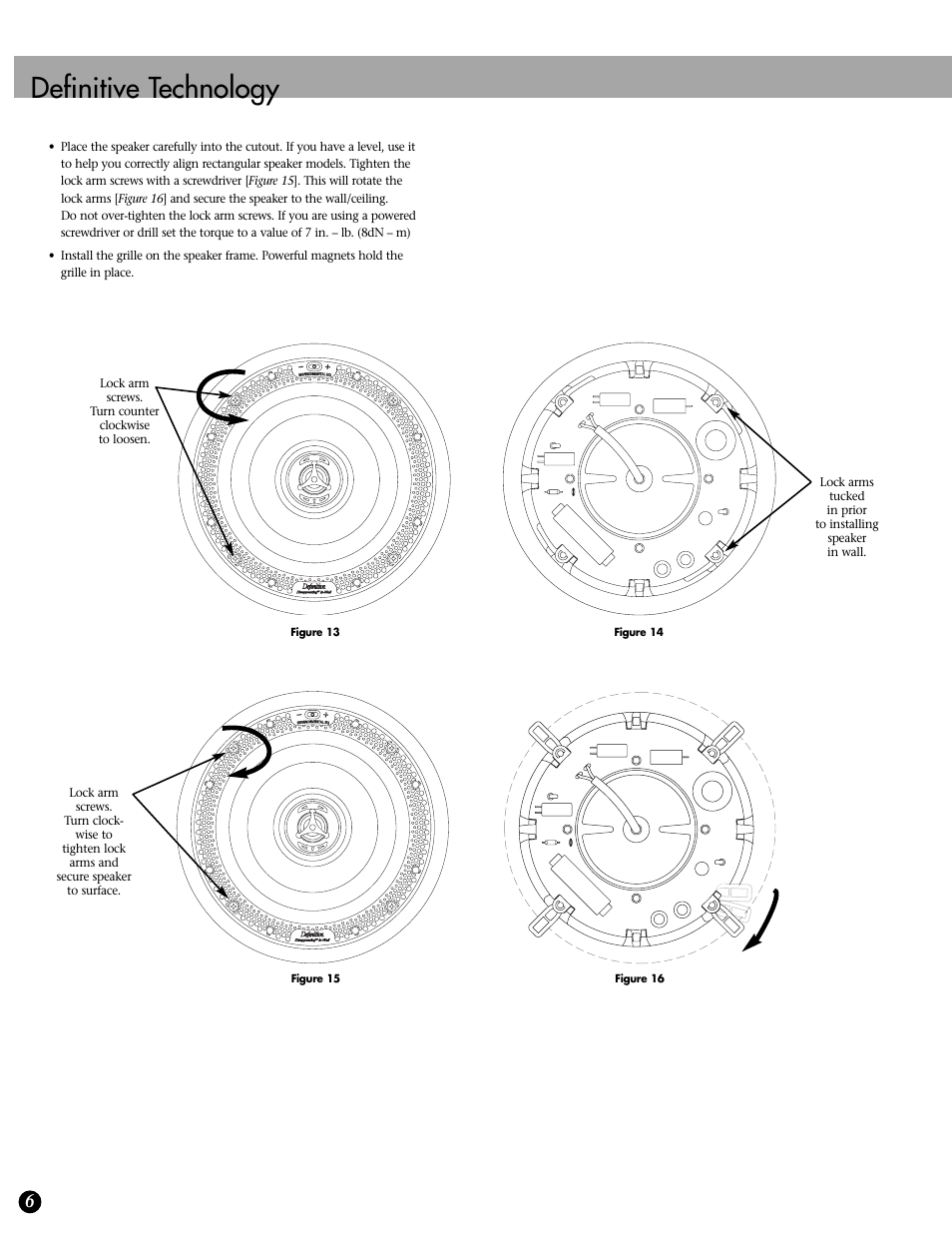 Definitive technology | Definitive Technology DI SERIES 3.5R User Manual | Page 6 / 8