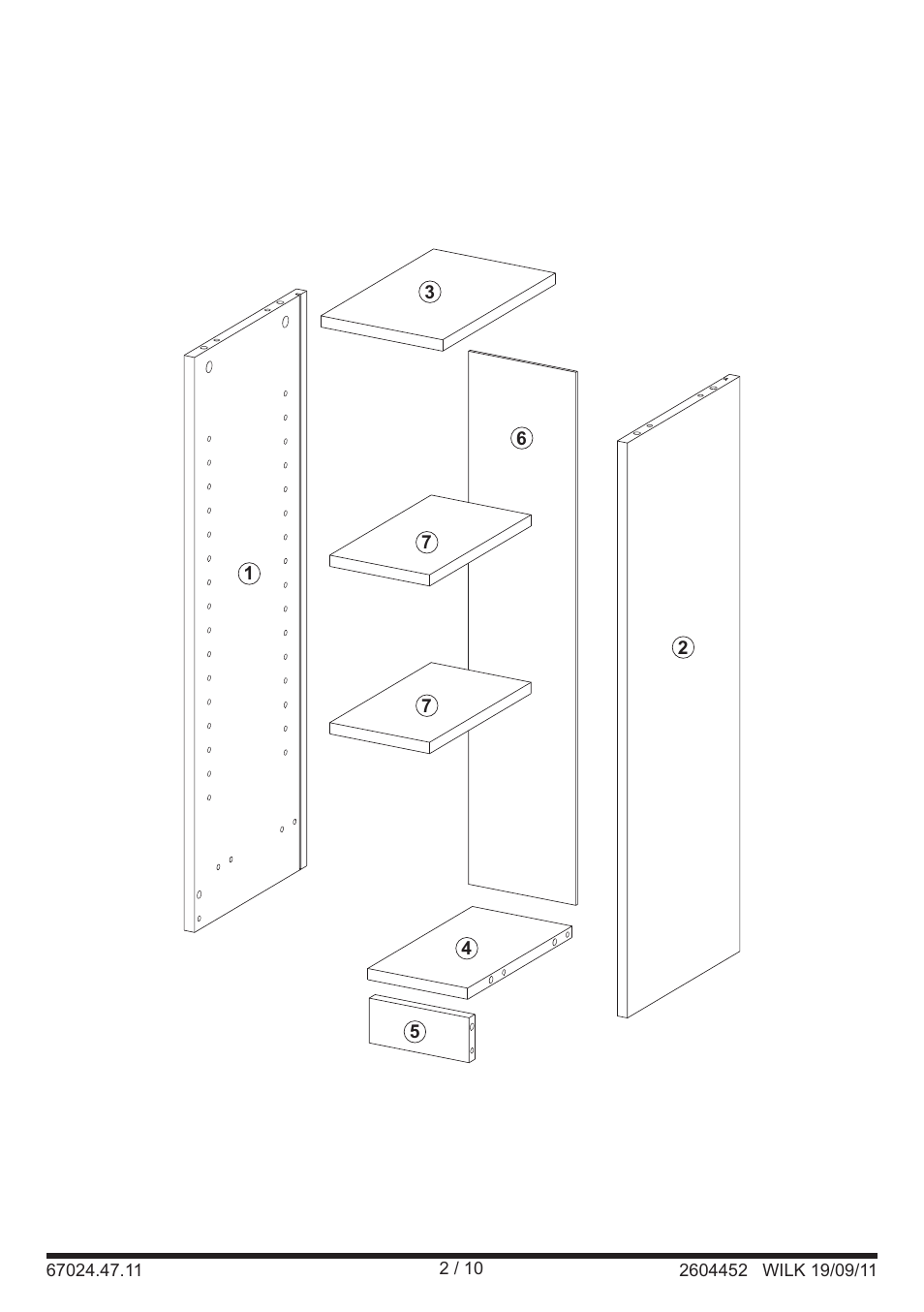 Miomare Shelf Unit User Manual | Page 2 / 10