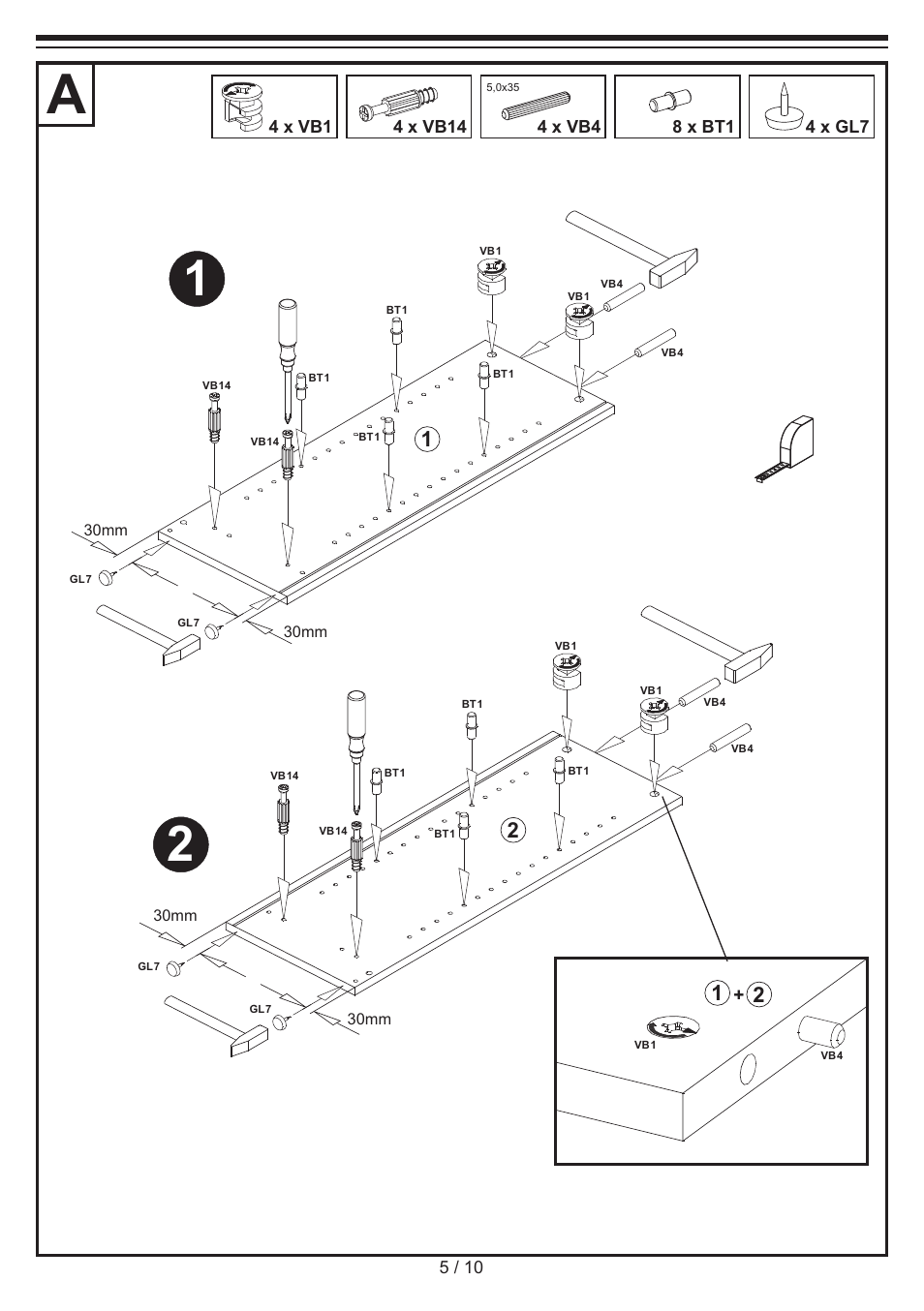 Miomare Shelf Unit User Manual | Page 5 / 10