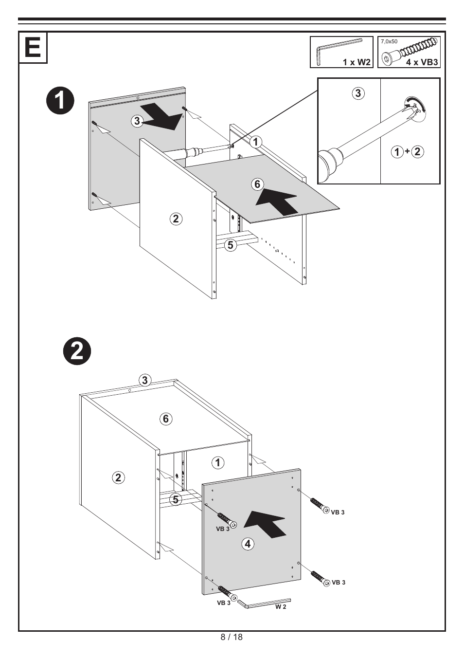 Miomare Bathroom Cabinet User Manual | Page 8 / 18