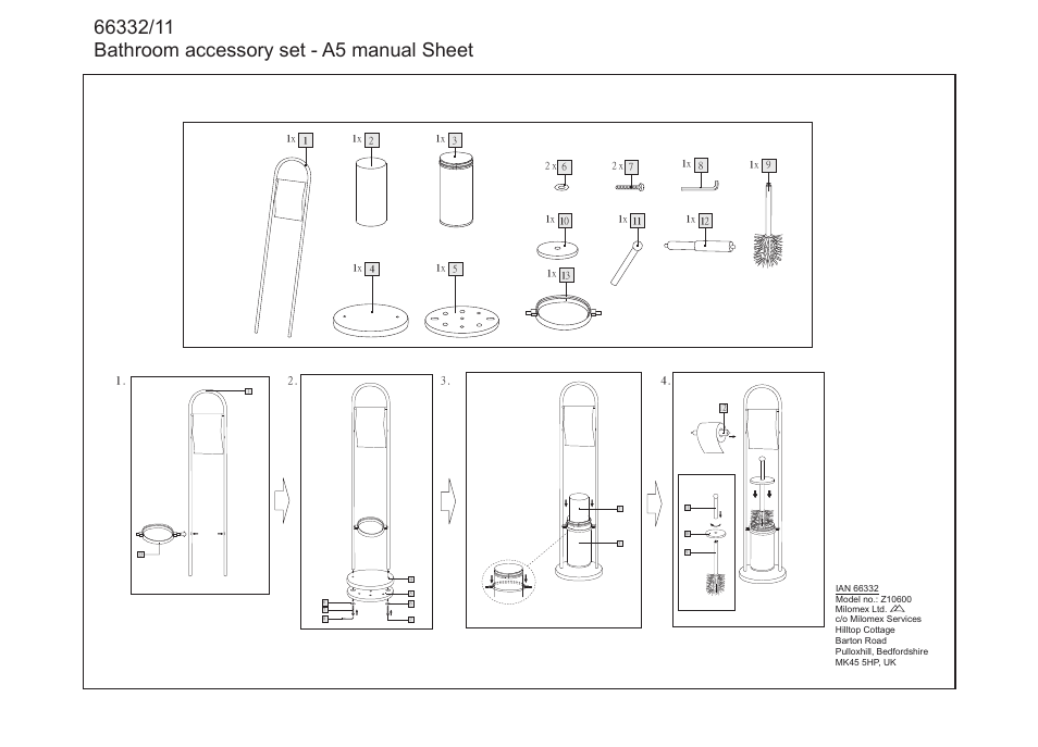 Miomare Z10600 User Manual | 1 page