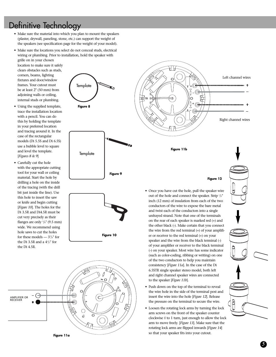 Definitive technology | Definitive Technology 6.5STR User Manual | Page 5 / 8