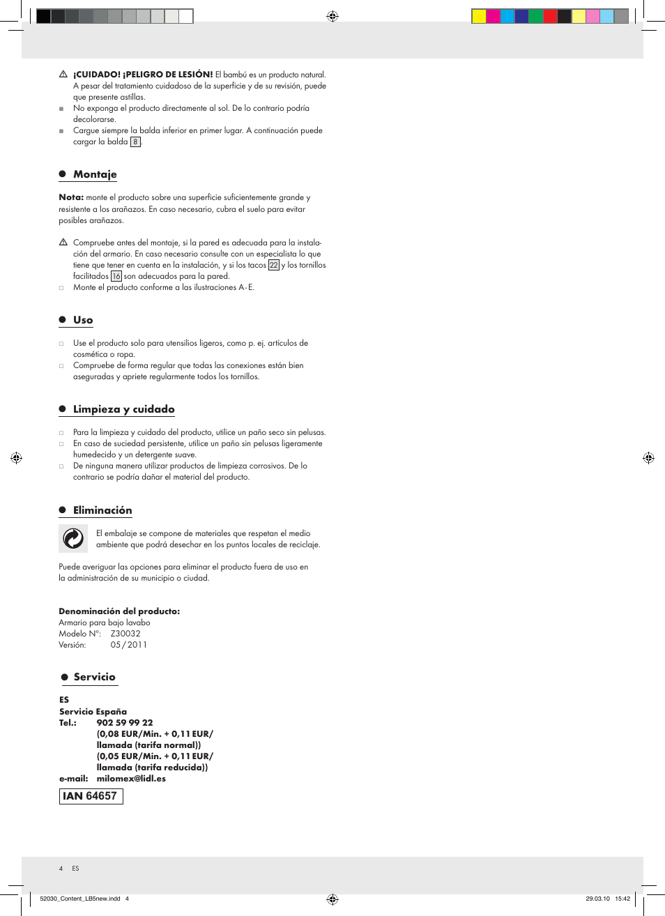 Miomare Z30032 User Manual | Page 2 / 14