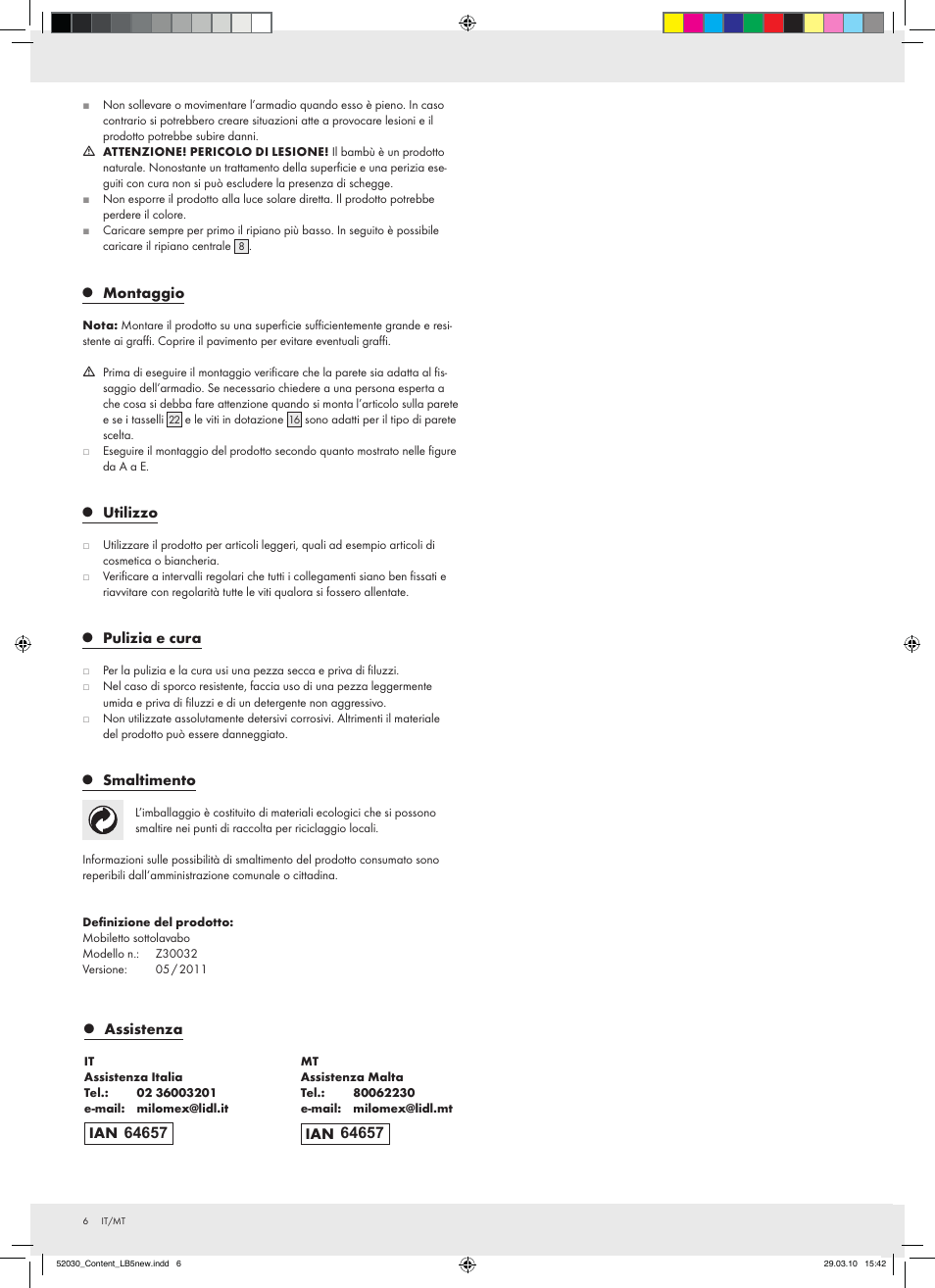 Miomare Z30032 User Manual | Page 4 / 14