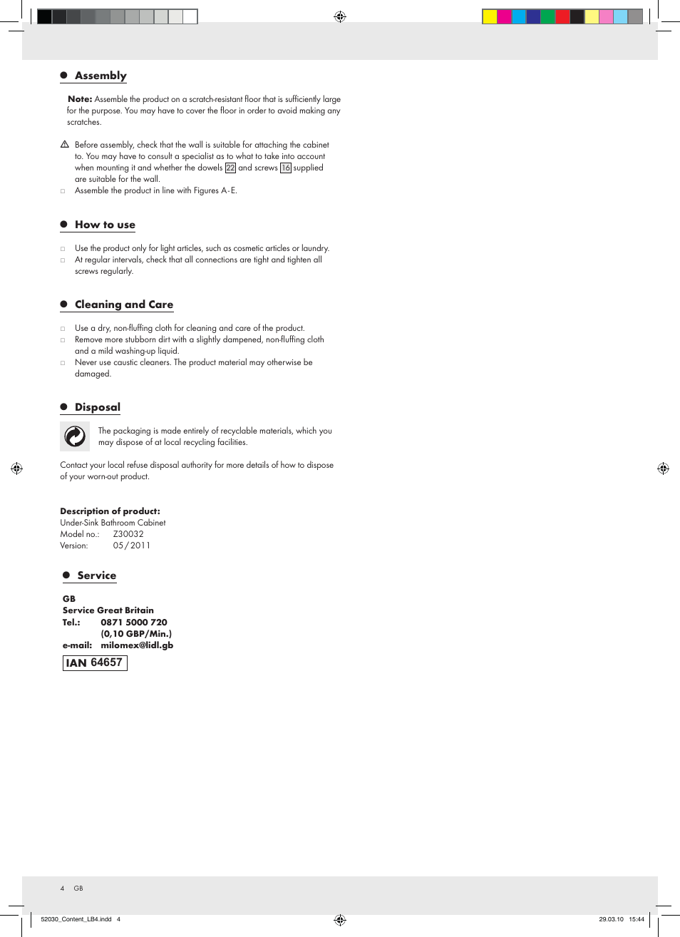 Miomare Z30032 User Manual | Page 2 / 18