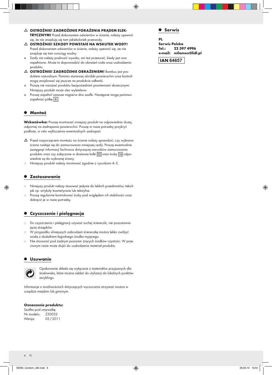 Miomare Z30032 User Manual | Page 4 / 18