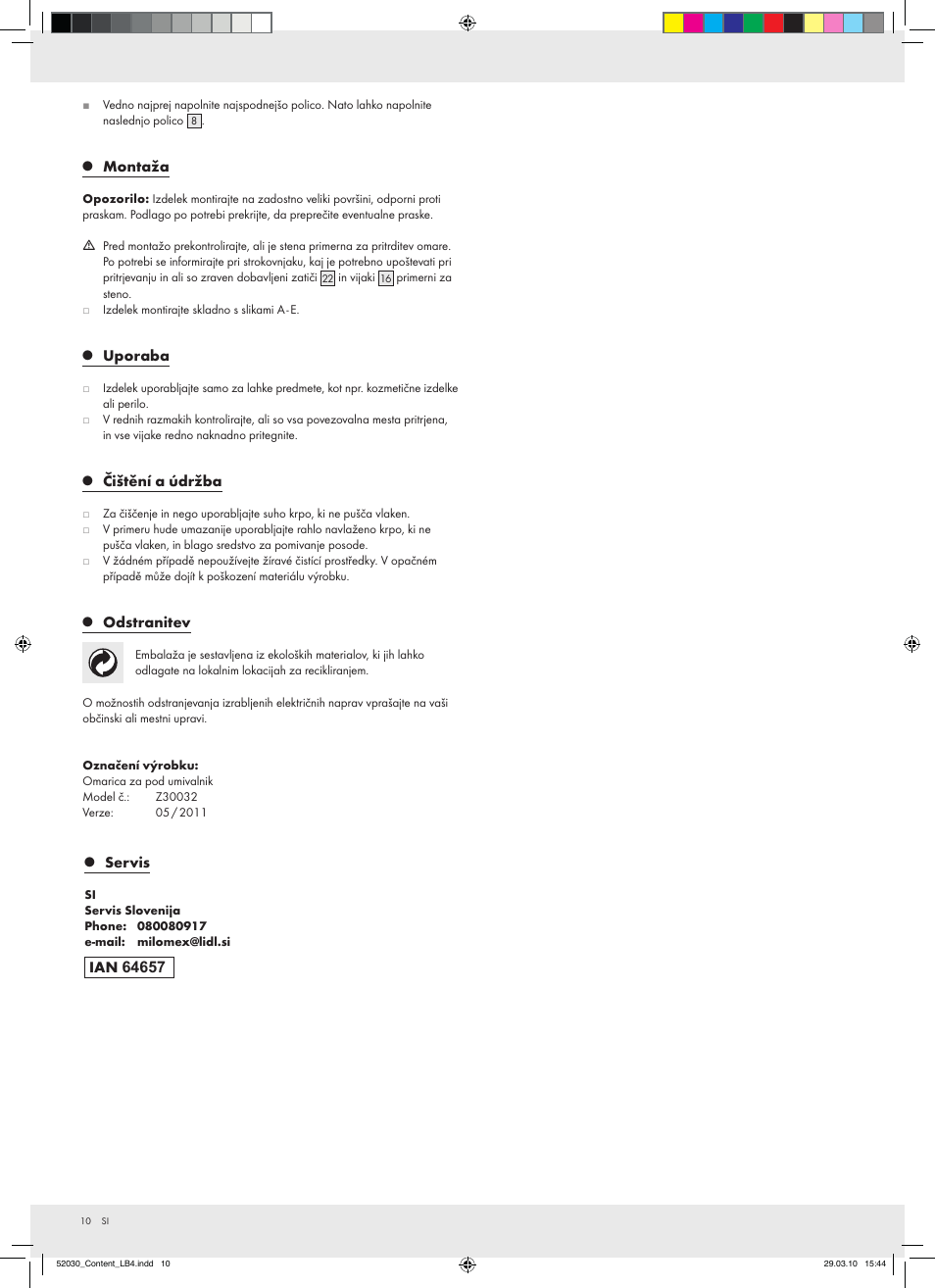 Miomare Z30032 User Manual | Page 8 / 18