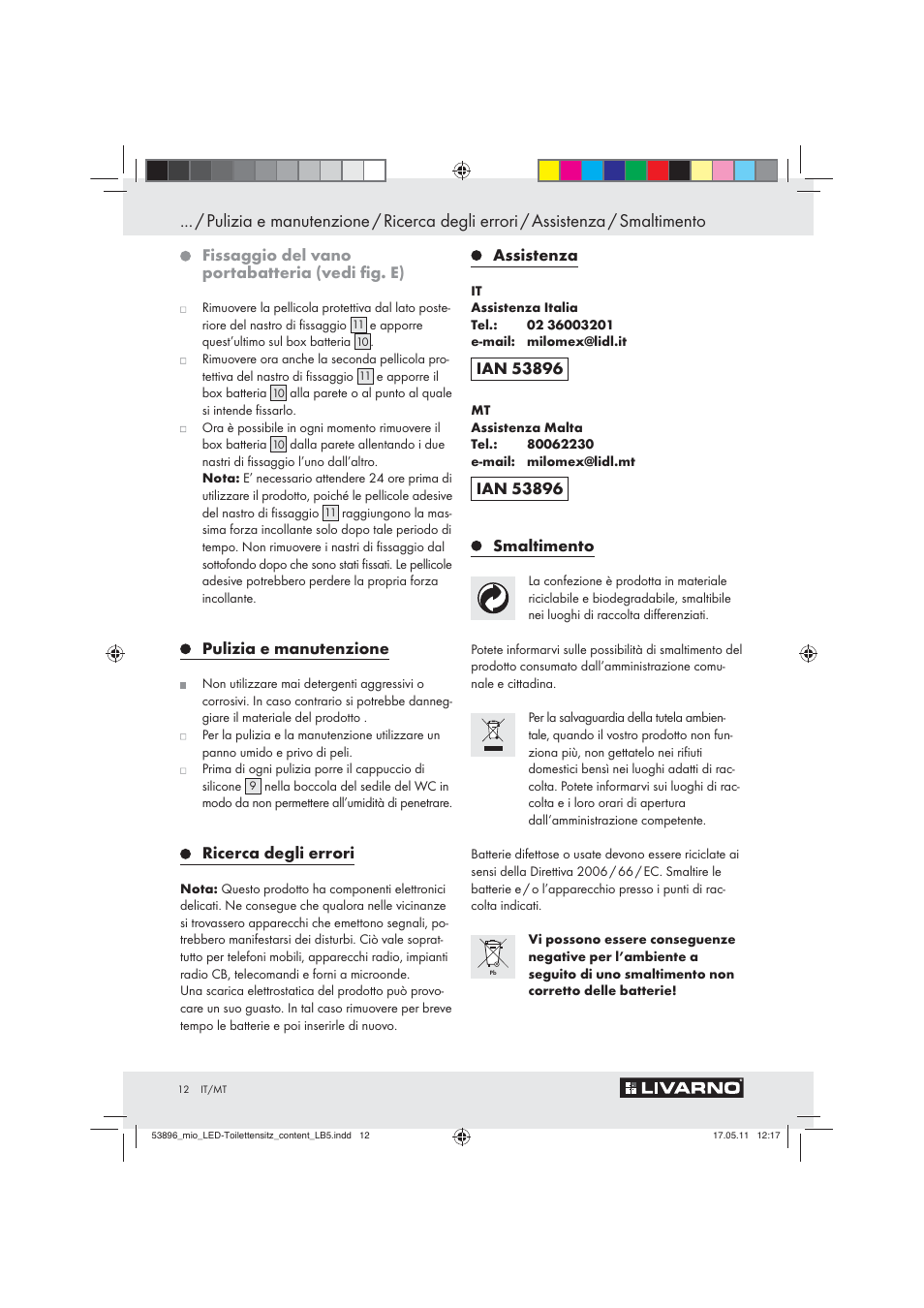 Miomare Z30397 User Manual | Page 10 / 31