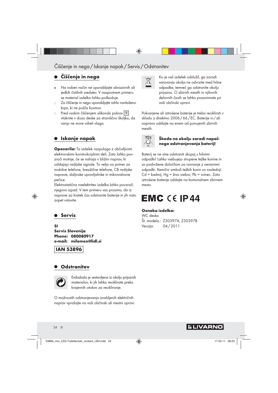 Miomare Z30397 User Manual | Page 22 / 42