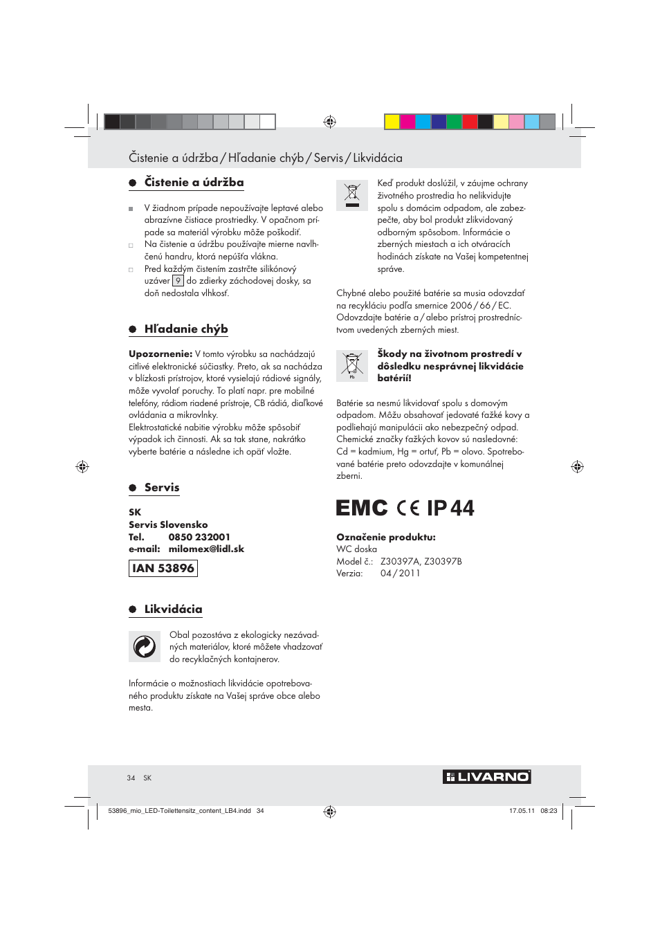 Miomare Z30397 User Manual | Page 32 / 42