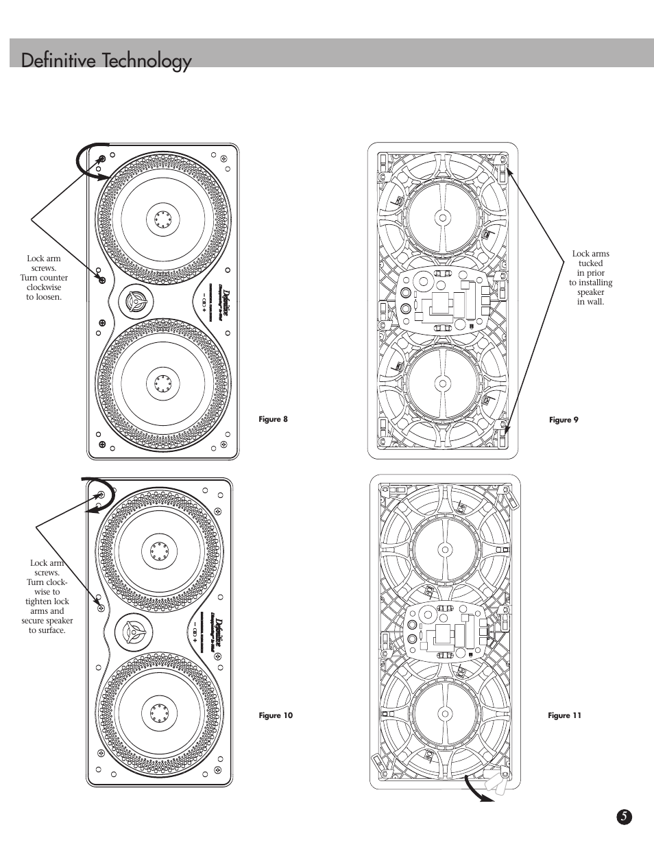 Definitive technology | Definitive Technology 6.5LCR User Manual | Page 5 / 8