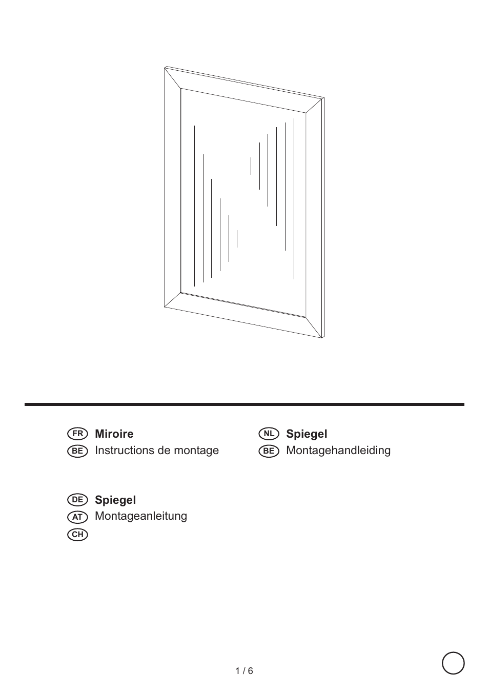 Miomare Spiegel User Manual | 6 pages