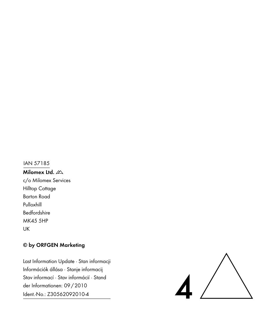 Miomare Z30562 User Manual | Page 54 / 54