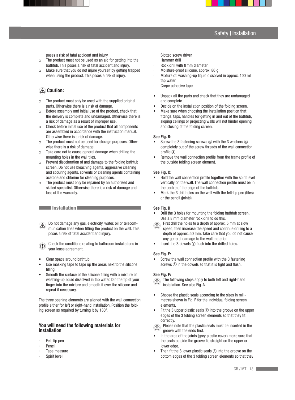 Safety installation, Introduction safety | Miomare VS3L User Manual | Page 11 / 70