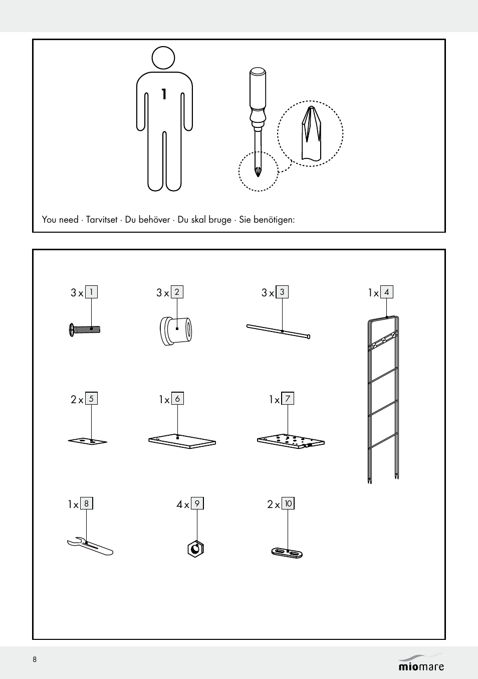 Miomare T13320 User Manual | Page 8 / 10