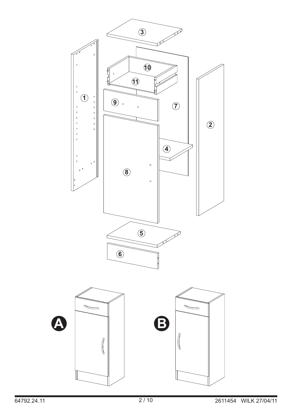 Miomare Side Cabinet User Manual | Page 2 / 10