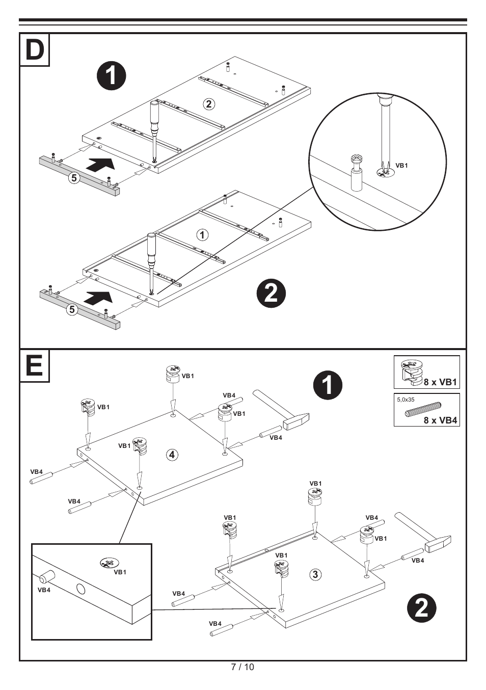 Miomare Bathroom Drawer Unit User Manual | Page 7 / 10