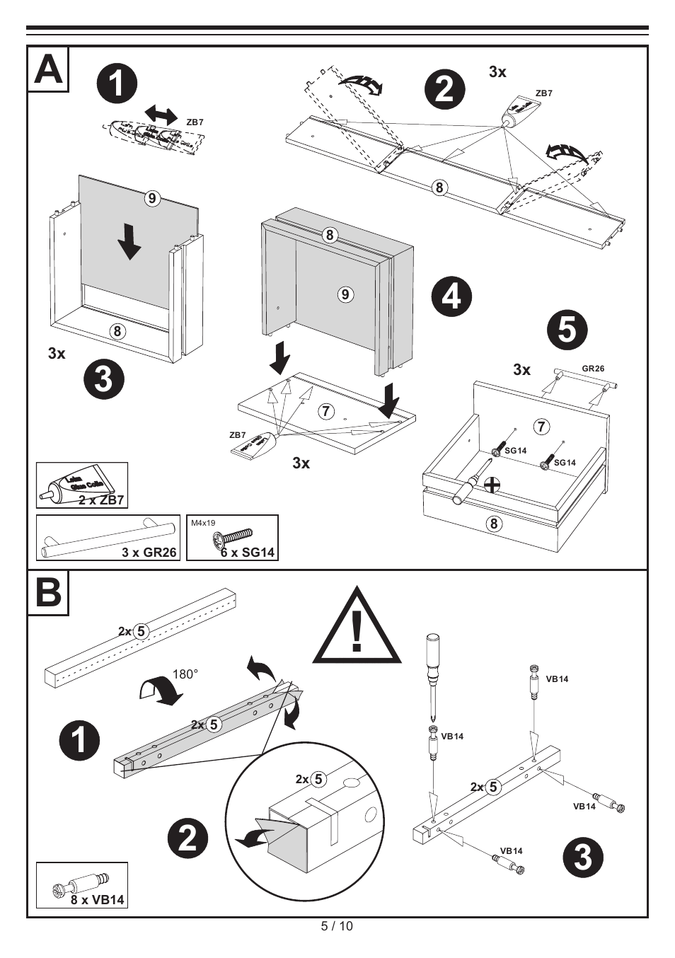 Miomare Bathroom Drawer Unit User Manual | Page 5 / 10