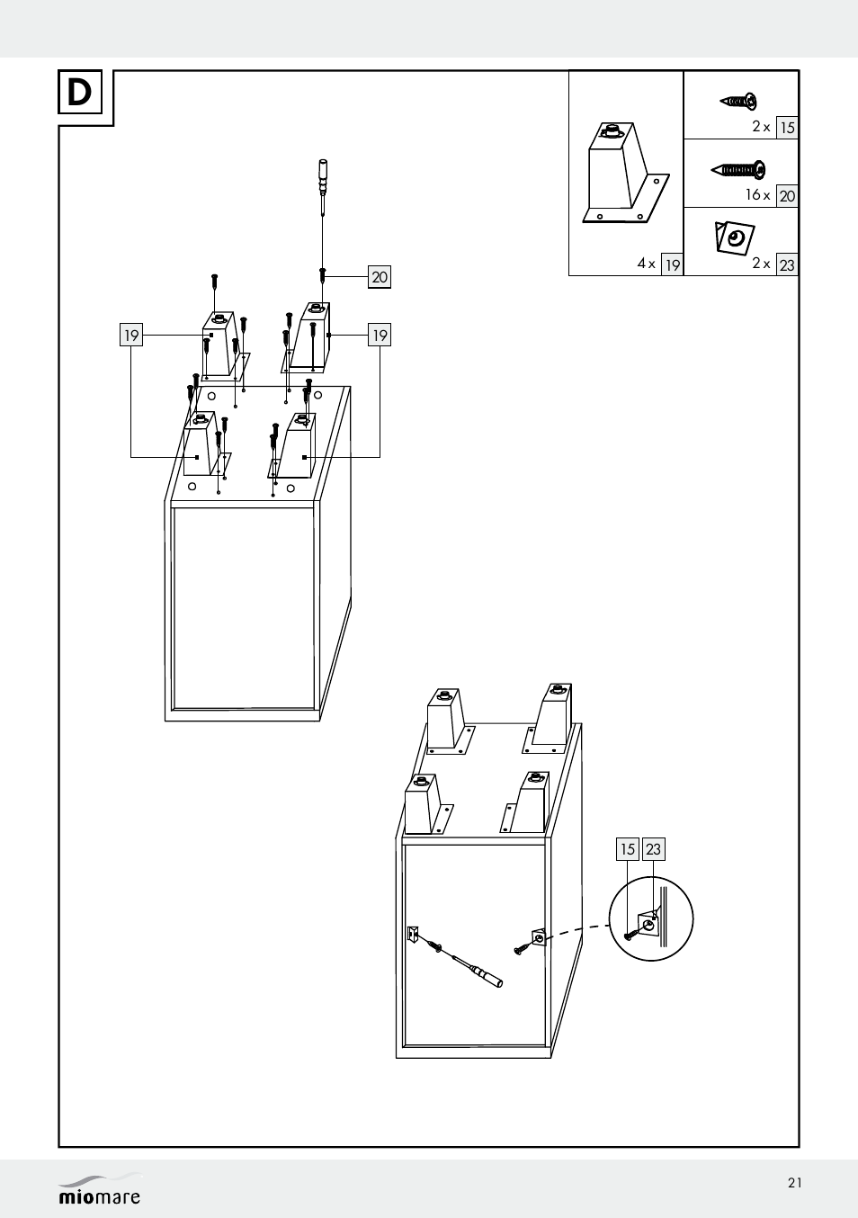 Miomare Z30376 User Manual | Page 21 / 24