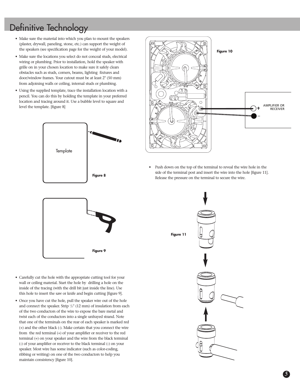 Definitive technology | Definitive Technology DI 5.5BPS User Manual | Page 5 / 8