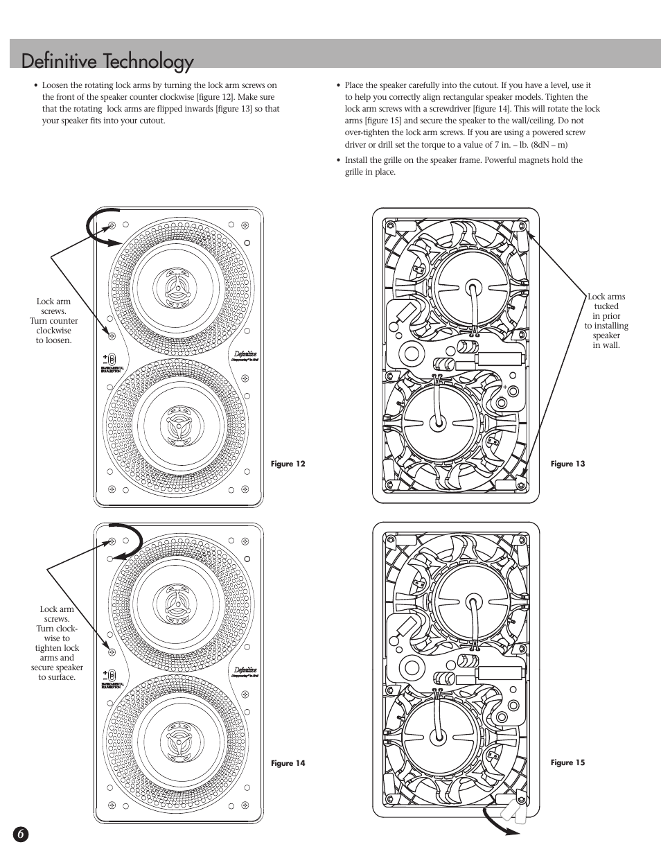 Definitive technology | Definitive Technology DI 5.5BPS User Manual | Page 6 / 8