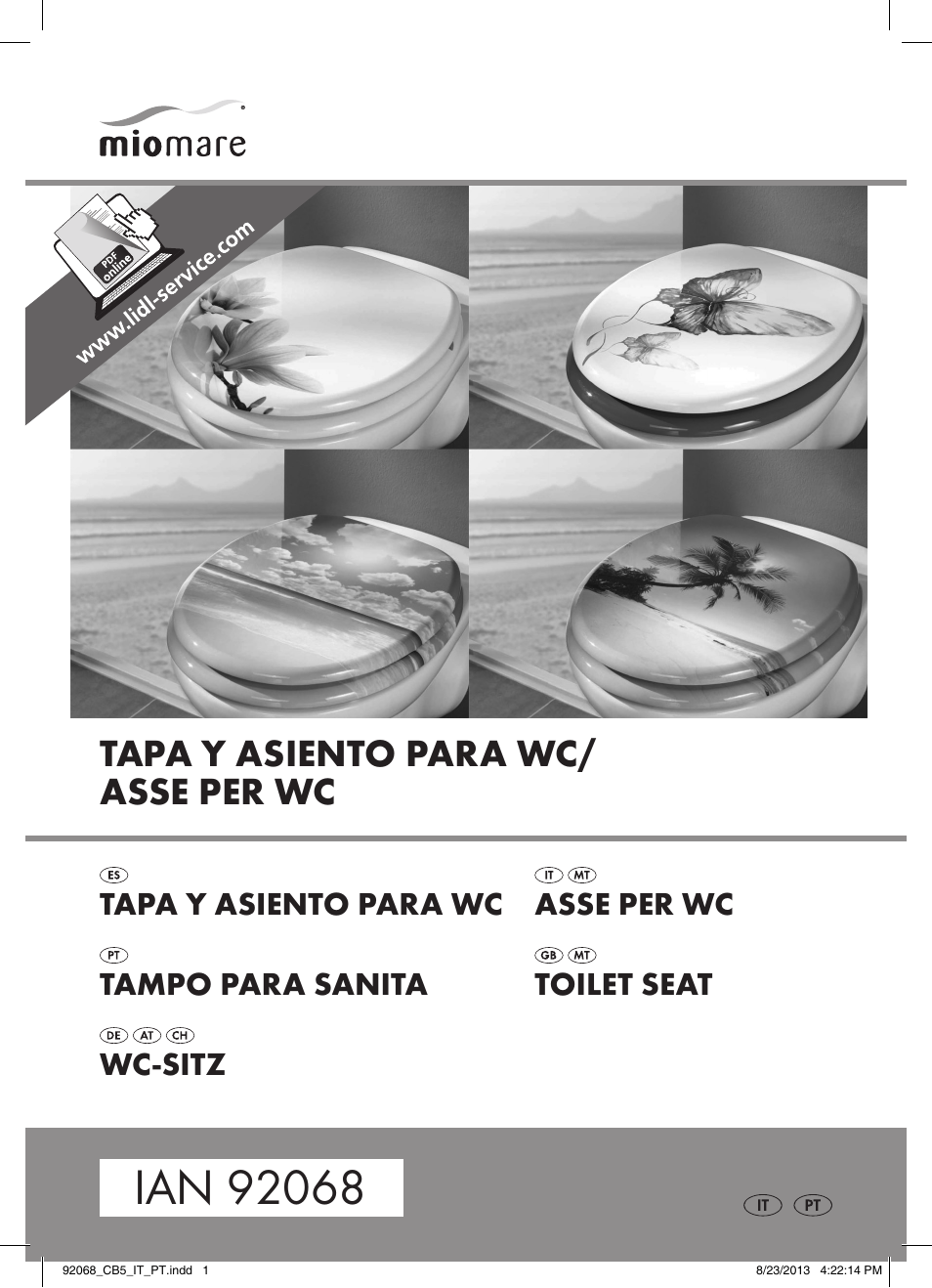 Miomare Z31590A / Z31590B / Z31590C / Z31590D User Manual | 6 pages