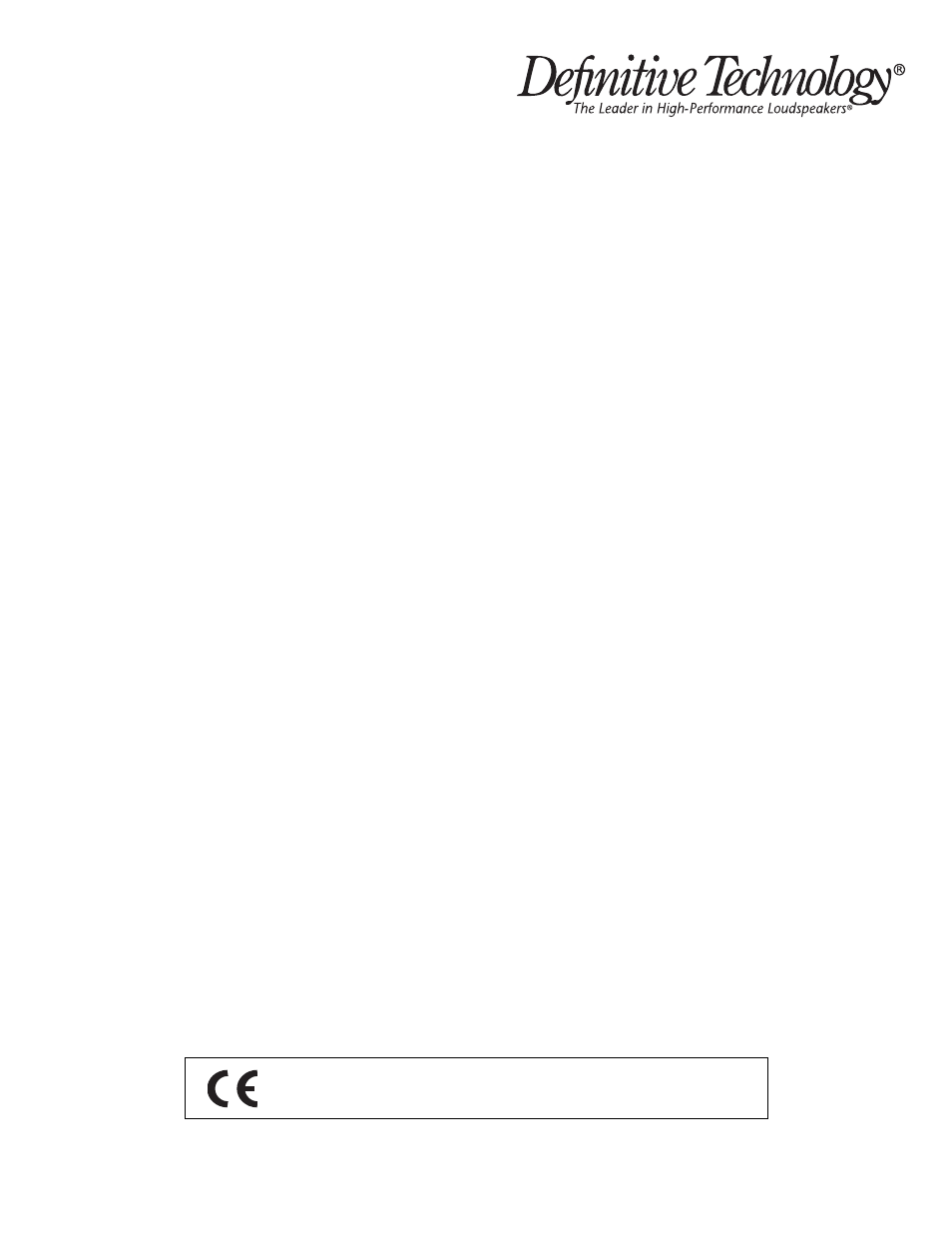 English, Español, Français | Definitive Technology SUPERCUBE 4000 User Manual | Page 20 / 20