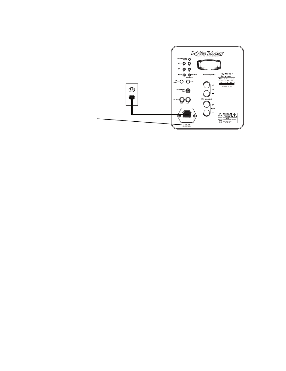 English français español | Definitive Technology SUPERCUBE 4000 User Manual | Page 7 / 20