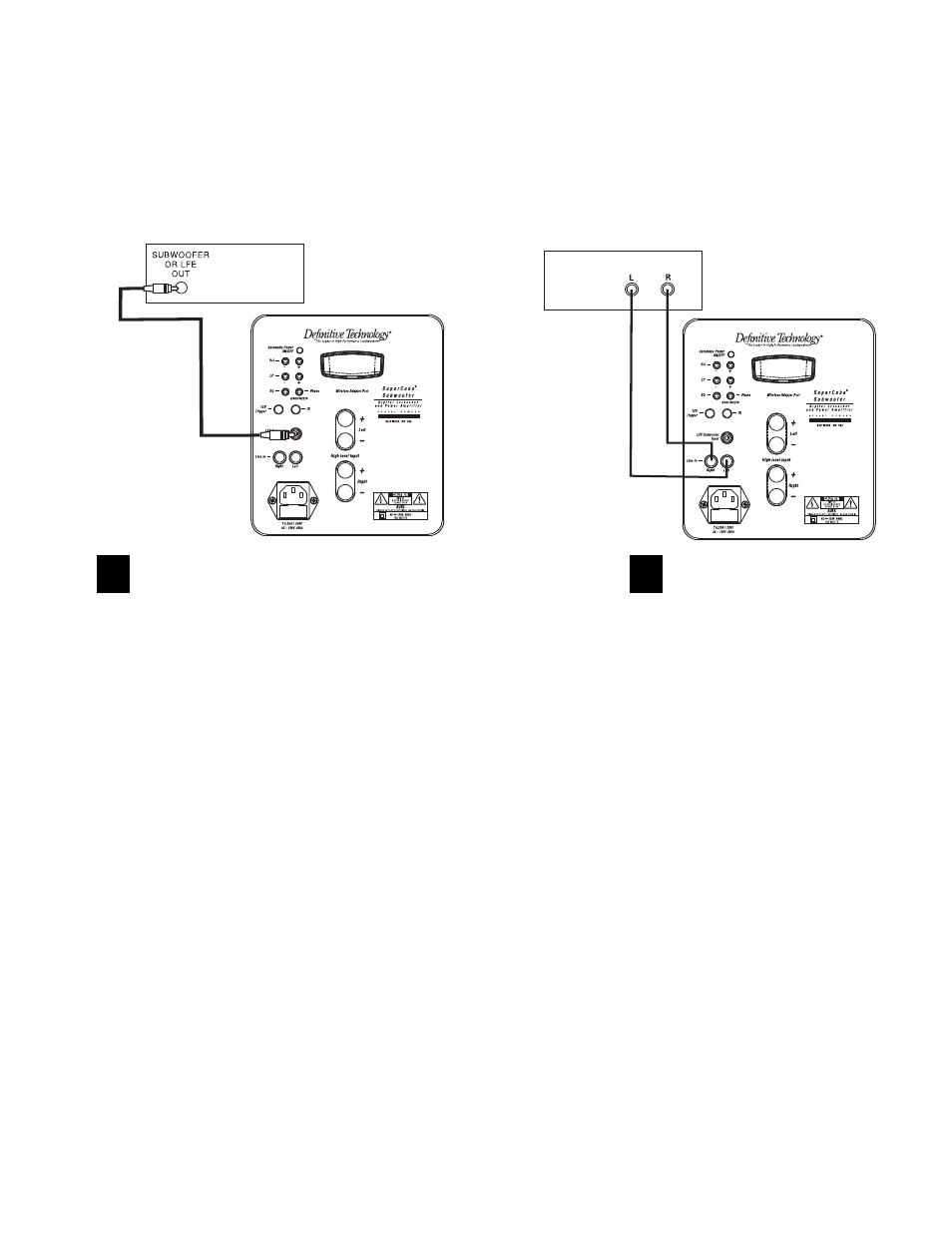 Connection & setup 8, 12 english | Definitive Technology SUPERCUBE 4000 User Manual | Page 8 / 20