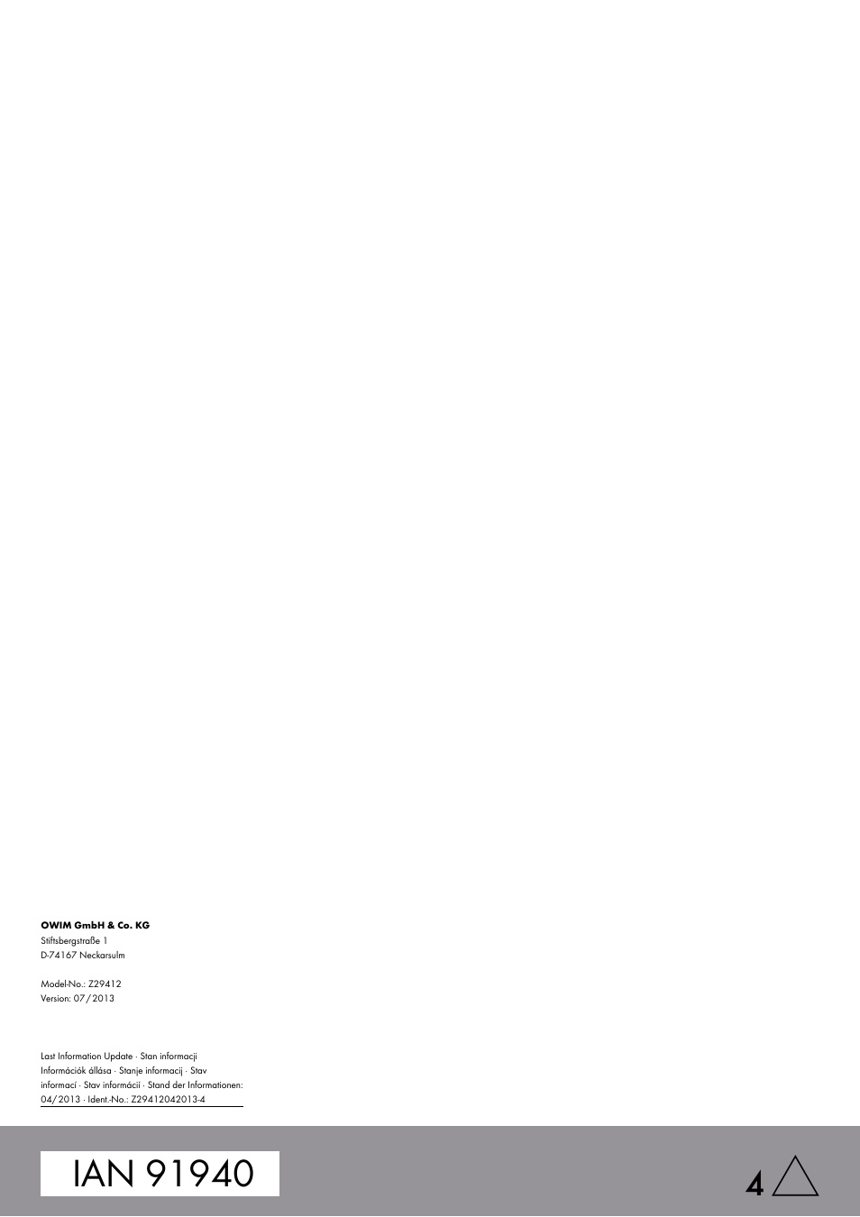 Miomare Z29412 User Manual | Page 9 / 9