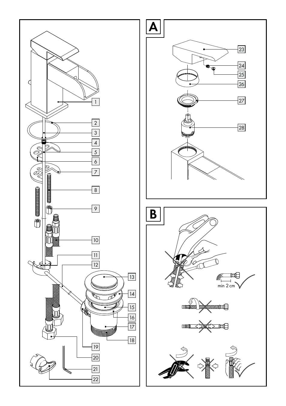 Miomare LED Washbasin Fitting / LED Bath/Shower Fitting User Manual | Page 3 / 37