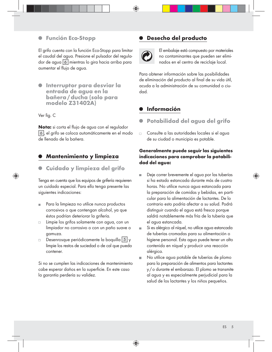 Miomare Z31402A / Z31402B User Manual | Page 5 / 16