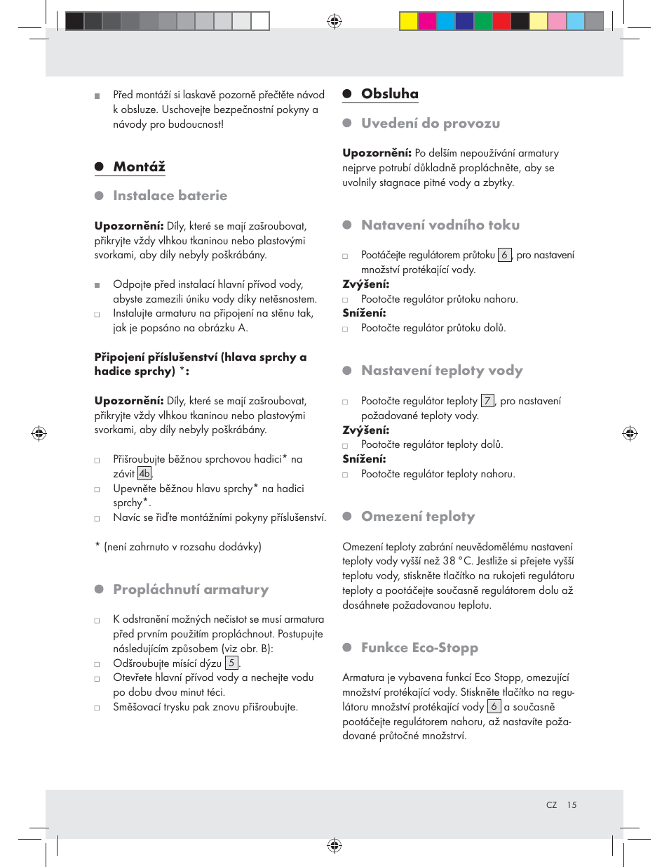 Miomare Z31402A / Z31402B User Manual | Page 15 / 24