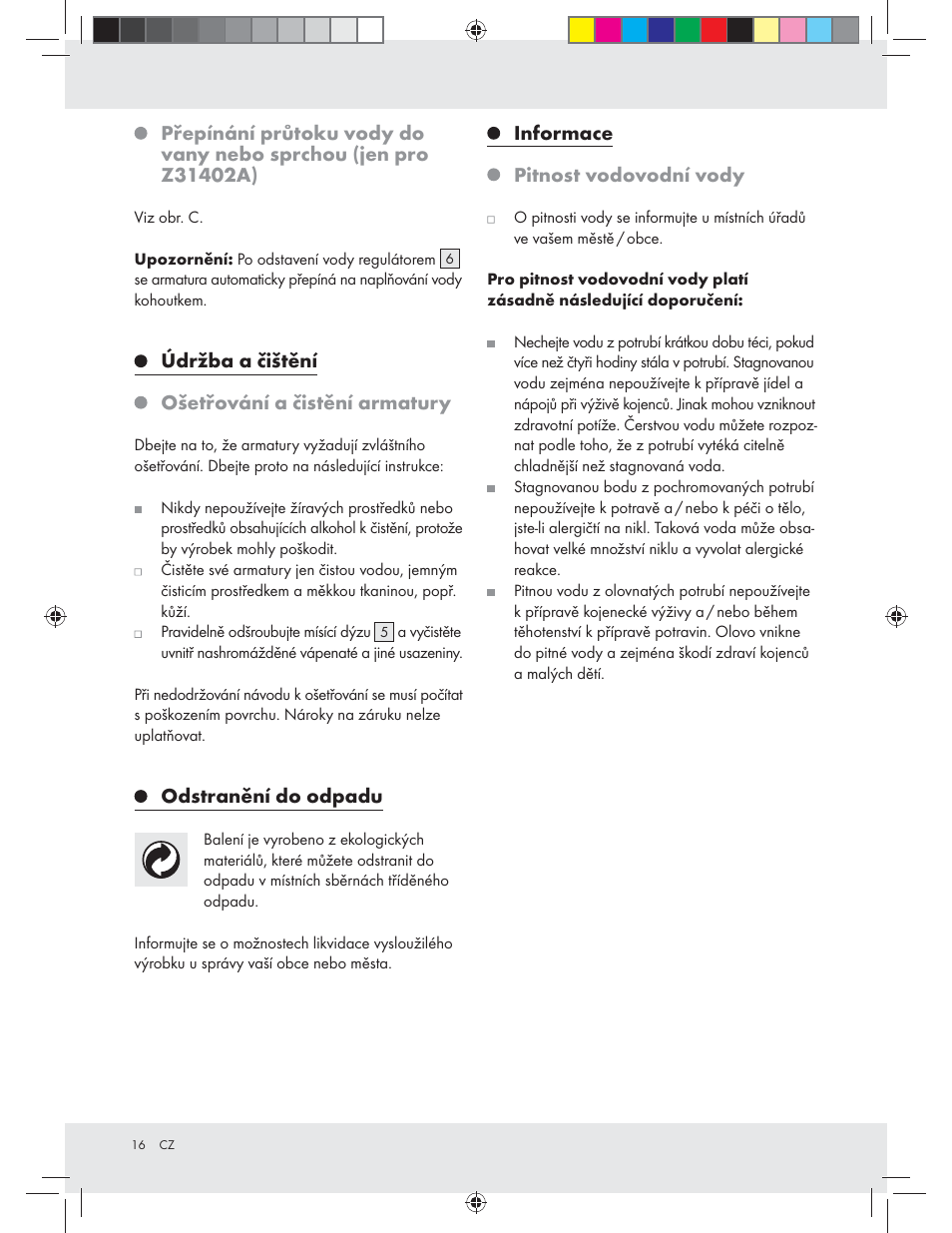Miomare Z31402A / Z31402B User Manual | Page 16 / 24