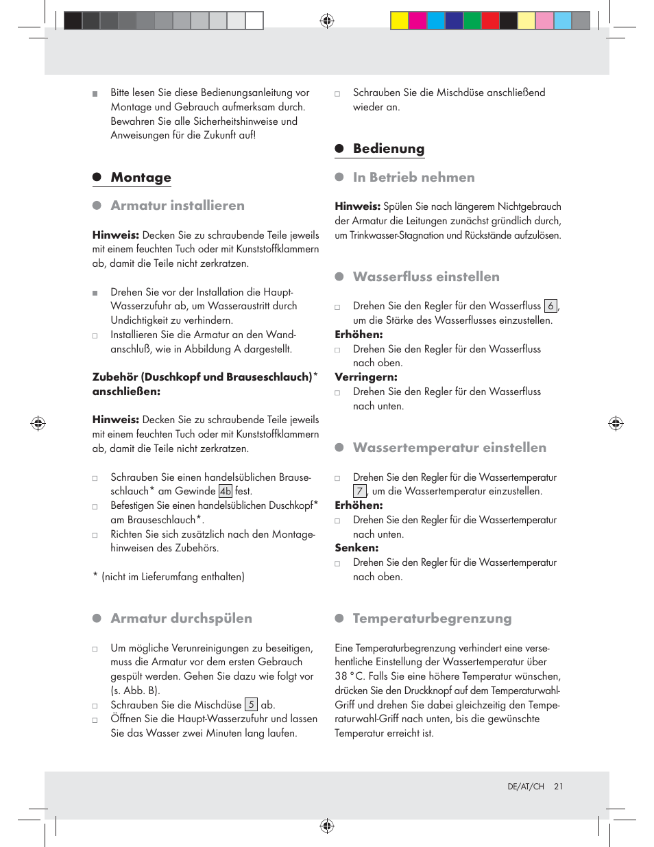 Miomare Z31402A / Z31402B User Manual | Page 21 / 24