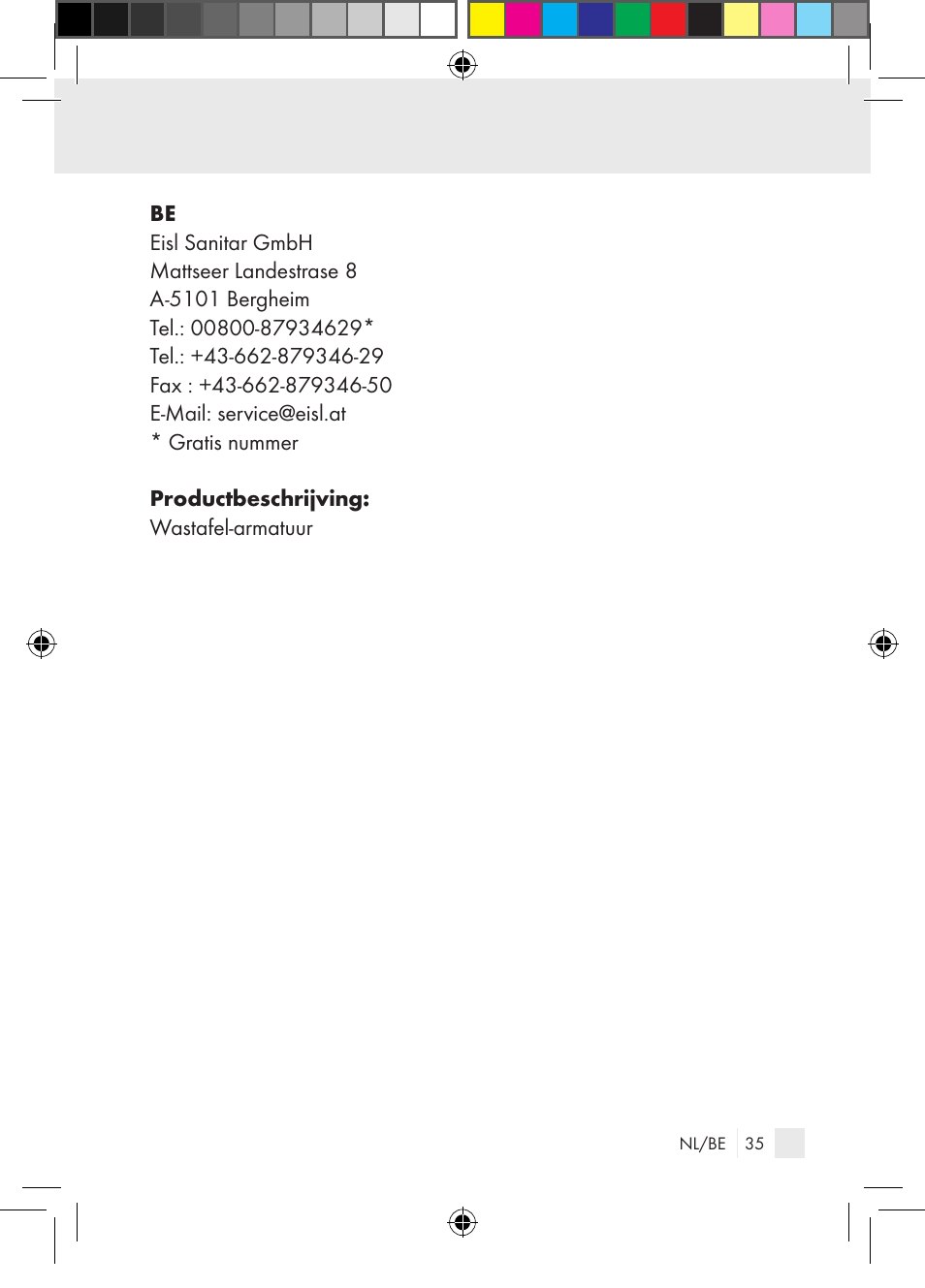 Miomare Single-lever mixer User Manual | Page 35 / 69