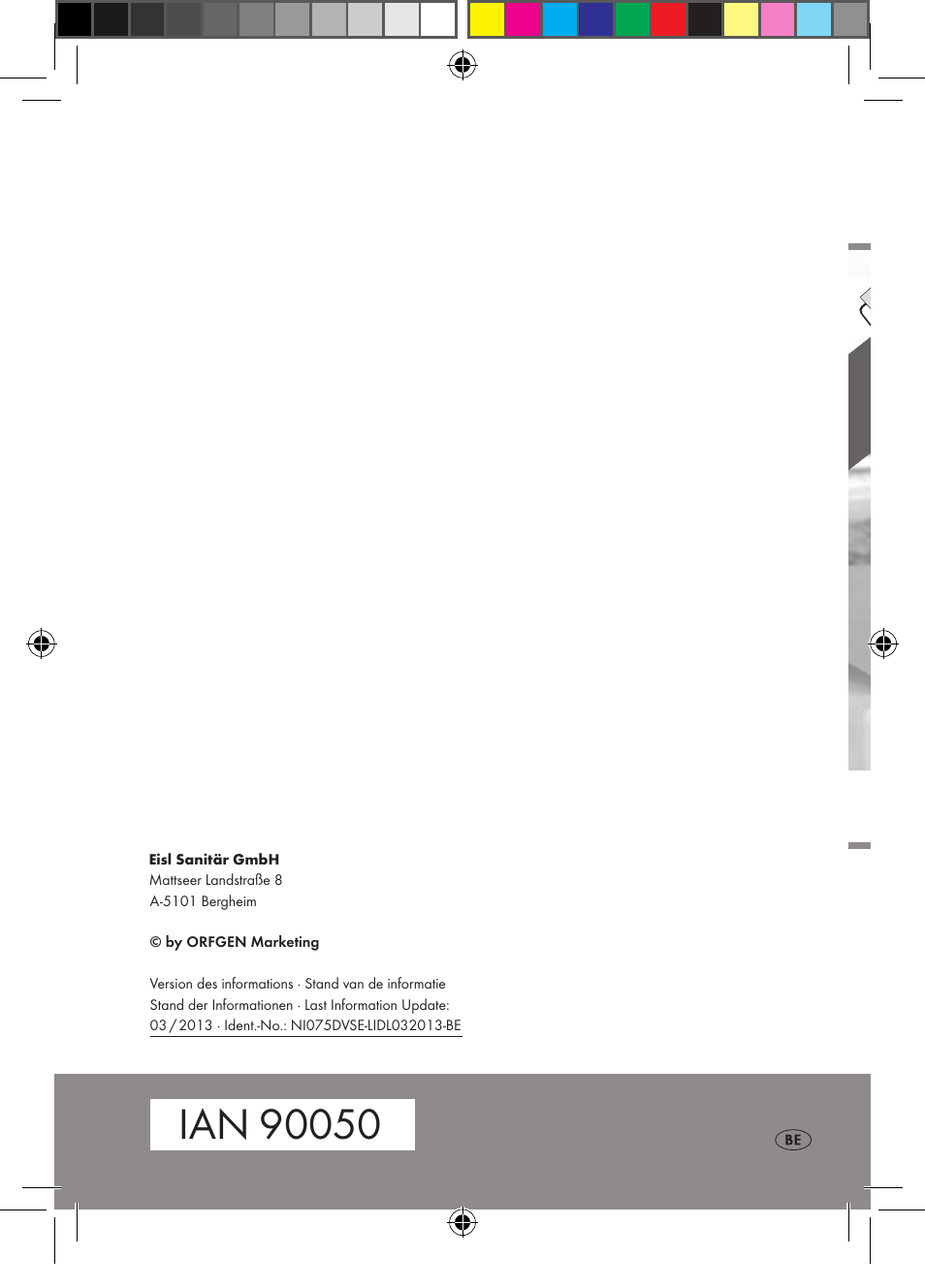 Miomare Single-lever mixer User Manual | Page 69 / 69