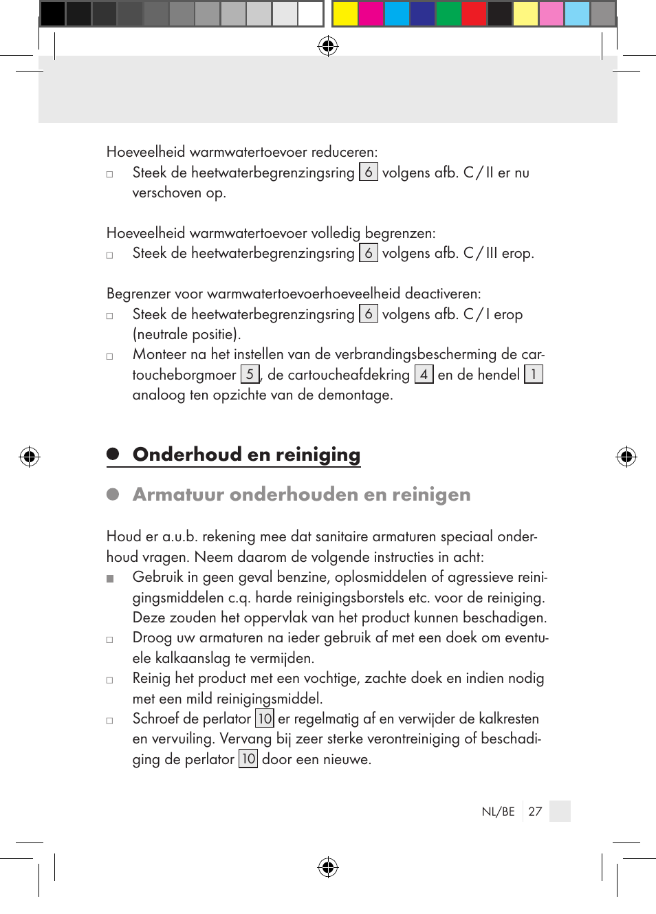 Miomare Single-lever mixer User Manual | Page 27 / 65