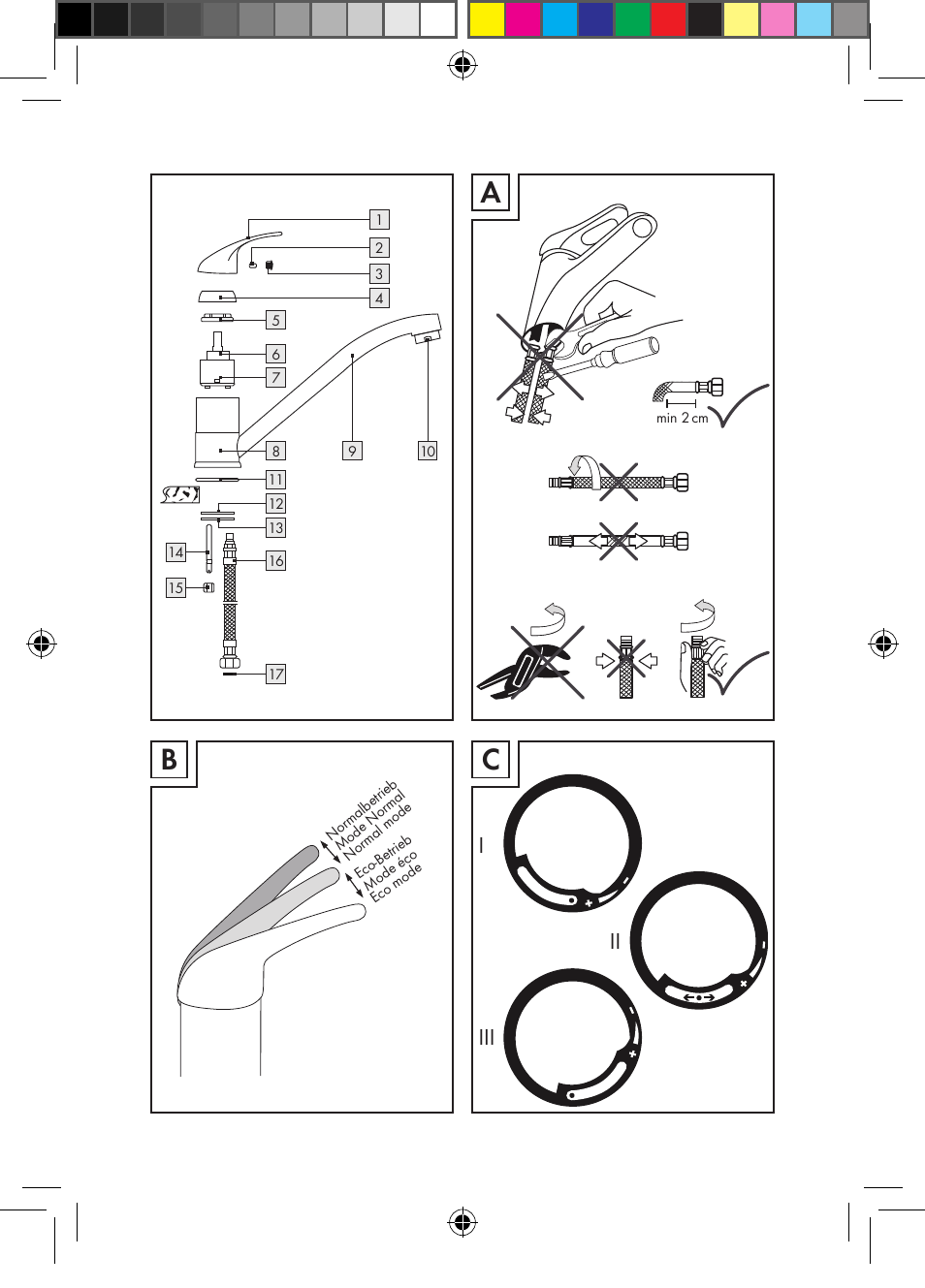 Bc a | Miomare Single-lever mixer User Manual | Page 3 / 65