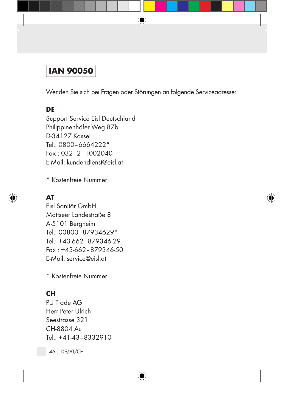 Miomare Single-lever mixer User Manual | Page 46 / 65